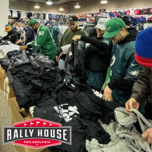 Eagles Fans Shopping Super Bowl LIX Champions Gear at Rally House